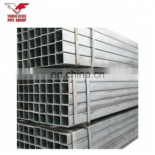 Tianjin Supplier Galvanized Square Tube 60 x 60 for Construction photo-5