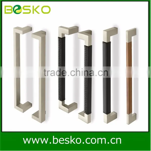 Custom Big Luxury Brushed ss Double Sided Door Handle photo-4