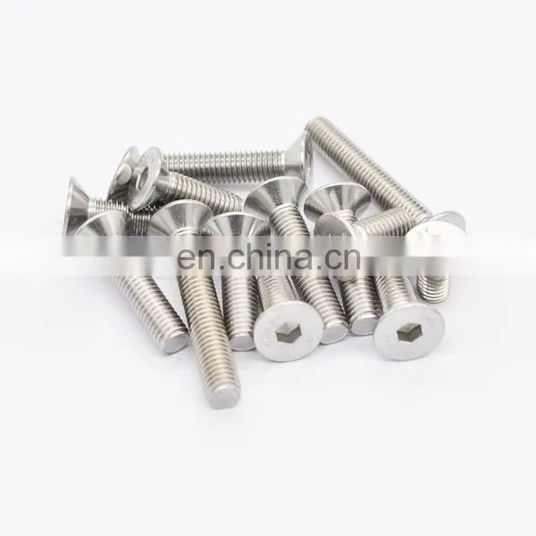 DIN7991 ISO10642 Allen Key Head m4 Stainless Screw 304 Hexagon Socket Countersunk Head Cup Screw photo-2