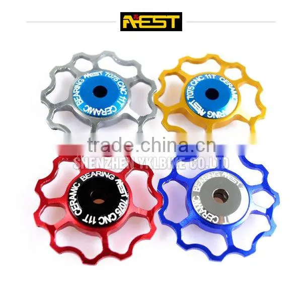 AEST CNC Machined and Anode Color Aluminium Alloy Bicycle Parts photo-6