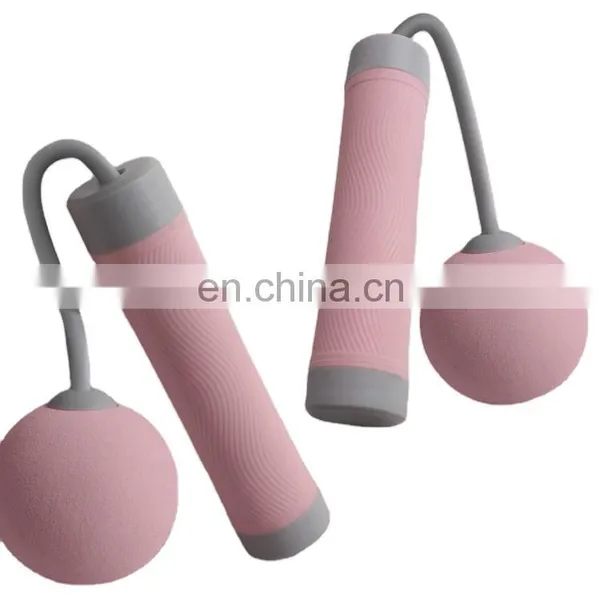 Indoor Gym Training Big Ball Ropless Coreless Weighted Thigh Master Skipping Jump Rope For Exercise