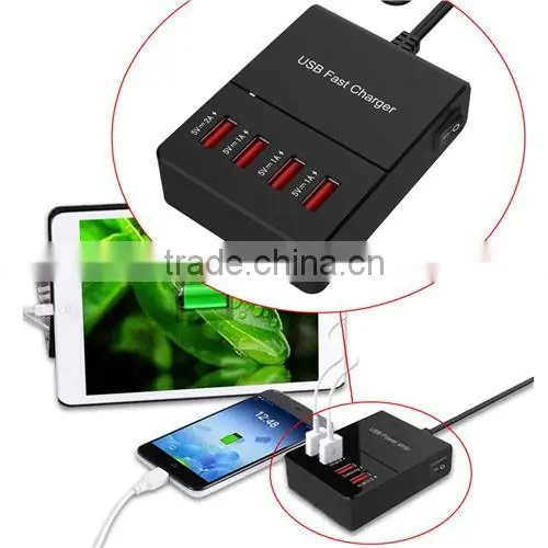 Manufacturing 4 Usb Ports Small Portable Hideaway Surface Outlet photo-4