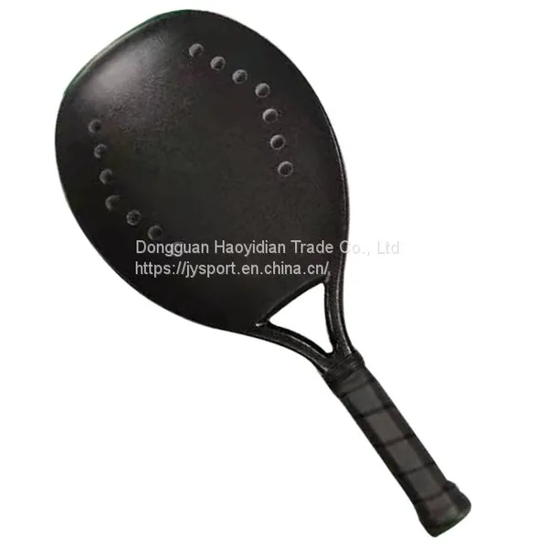 Beach Tennis Racket Carbon Fiberglass 3K 12K 18K Grit Finish OEM XSBT03 photo-3