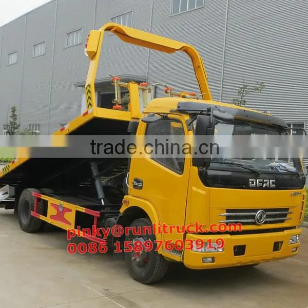 Cheap Price DFAC Towing Truck With Crane Platform 4Tons Wrecker Tow Trucks Hot Sales photo-3