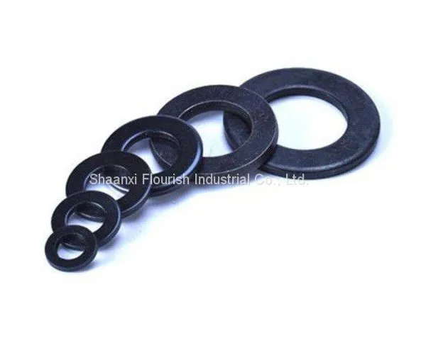High Strength Black Plain Washer For Building Industry Machinery photo-2