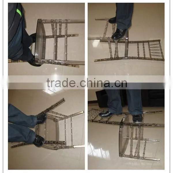 Clear Wedding Resin Tiffany Chair photo-2