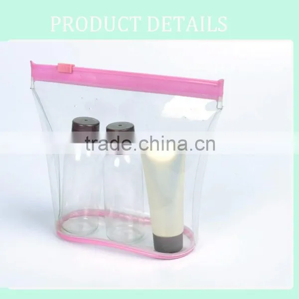 Reboinc-03 Clear Vinyl Cosmetic Bag PVC Cosmetic Bag for Make up Set photo-4