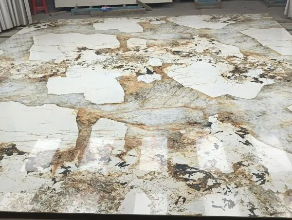 New Design Crystal Padora Sintered Stone Slabs Countertop Luxury Padora Sintered Stone