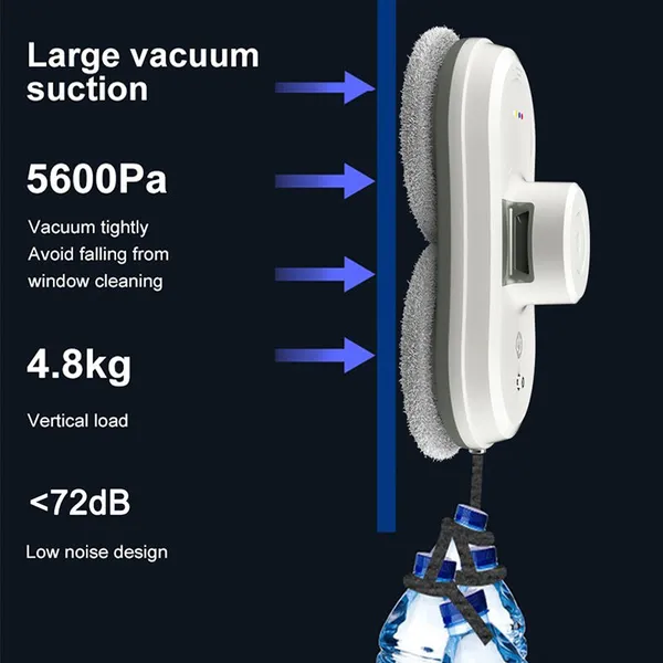 PUREROBO W-R1 Window Cleaning Robot Smart APP Control Automatic Cleaning Window High Suction Power Electric Window Cleaning Robot photo-3