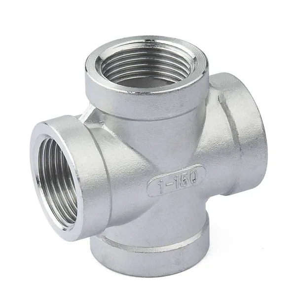 Stainless Steel Male Thread Tee, Investment Casting Water Pipe Fittings, Thickened pt Pipe Fittings Joints, Available in 3/8