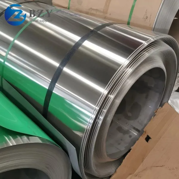 AISI 201 202 301 304 316L Surface 2b, Ba, No. 4, 8K, Mirror Finish Stainless Steel Cold Rolled Strip/Coil photo-2
