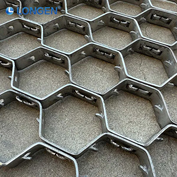 Hexagonal Cellular Mesh Uniform Mesh Size Stainless Steel Custom Metal Cellular Grid Hexsteel Mesh Grid photo-5