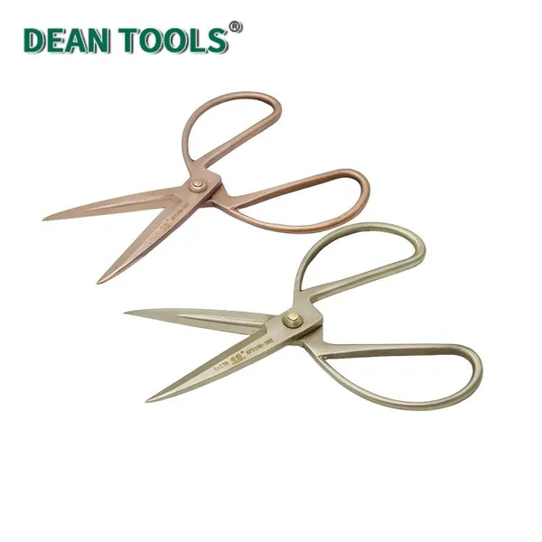 DEAN TOOLS Non-Sparking Cutting Shears for Oil & Gas Industry, Beryllium Copper, 200mm, Rust-Proof