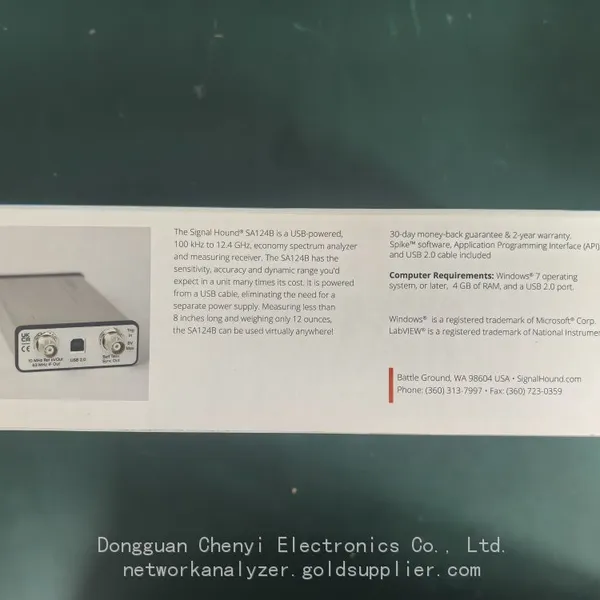 SA124B Signal Hound ±1ppm Stable Timebase Spectrum Analyzer Precise Microwave Frequency Reference Full Band Test Unit photo-3
