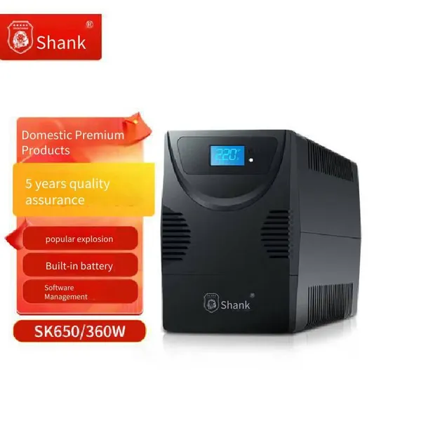 Shanke Sk650 Standby Ups Uninterruptible Power Supply, Single Input and Single Output, 600va/360w photo-3