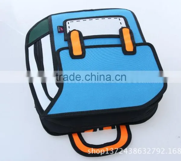 Best Selling 2015 3d School Bag Korean Bags Backpacks photo-6
