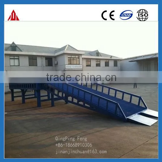 8T Mobile Hydraulic Yard Ramp/loading Dock Ramp Leveler photo-3