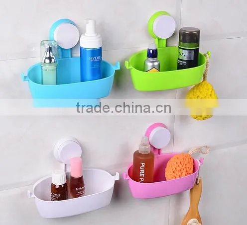 AN615 ANPHY Toilet Wall Mounted Plastic Soap Multifuction Storage Shower Shelf photo-4