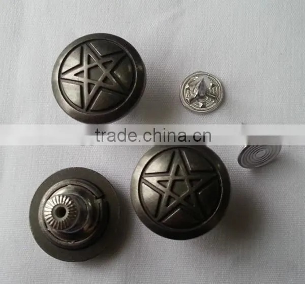 Zinc Alloy Material Cap Jeans Button for Jeans -- JB1412007 photo-6