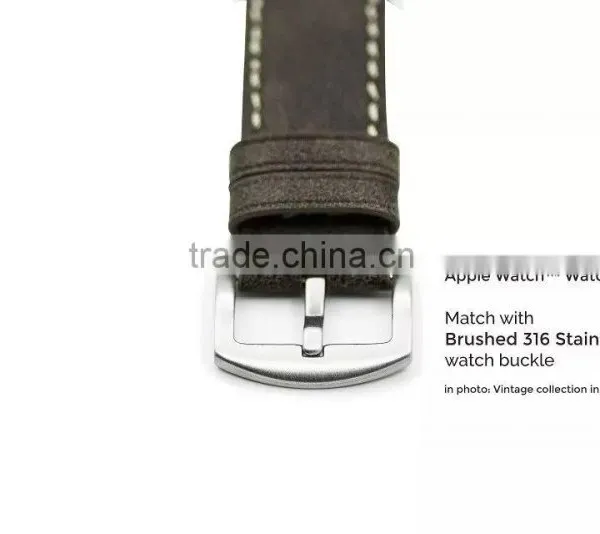 Original Kajsa Vintage Collection Genuine Leather Watch Band Wrist Strap For 42MM Apple Watch MT-3968 photo-2