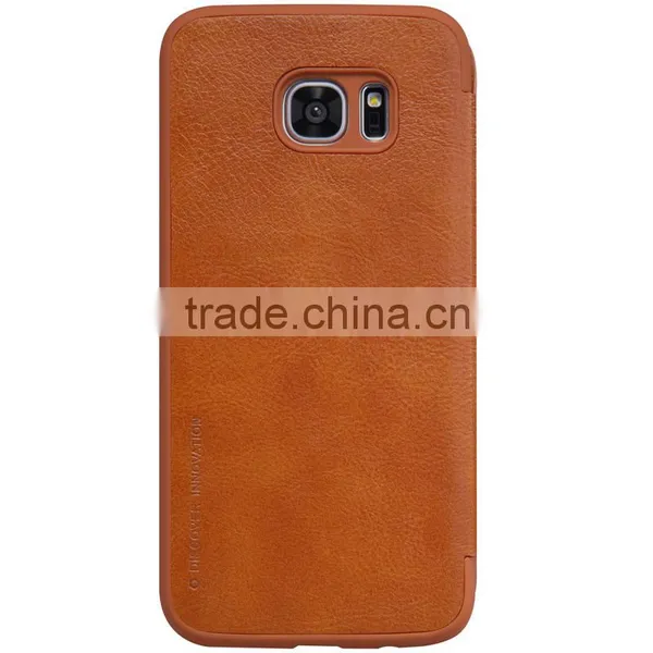 Nillkin Brand Qin Series Luxury Card Holder Case for Samsung S7 Edge Shockproof Flip Leather Case MT-5515 photo-6