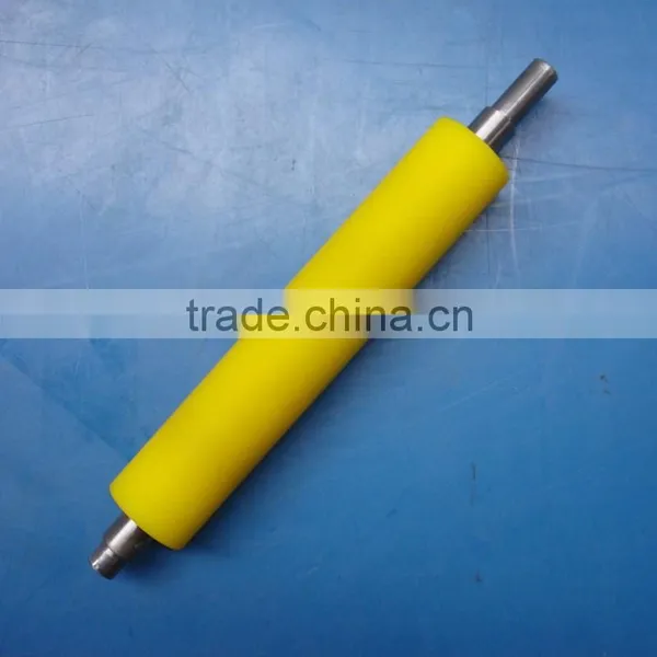 Factory Wholesale Machined Polyurethane 80-85A PU Machined Coat Rubber Plastic Teflon Coated Conveyor Rollers photo-3