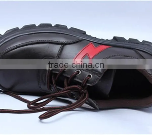 Steel Toe Cap Leather Safey Shoes for Construction 9087 photo-3
