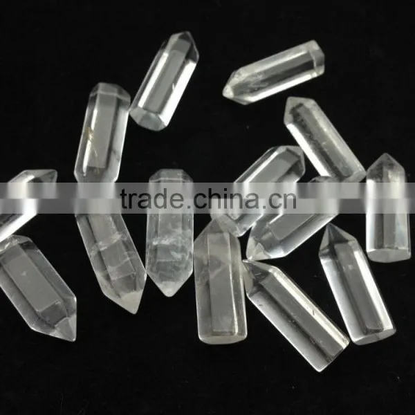 Wholesale Natural Clear Quartz Chunky Pencil Point Pendant photo-2