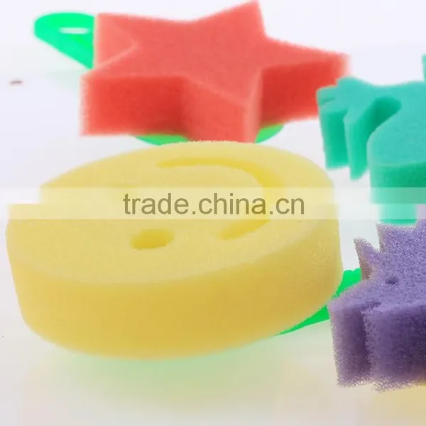 6 Shapes High Quality Foam Sponge Painting Brush For Kids DIY photo-3