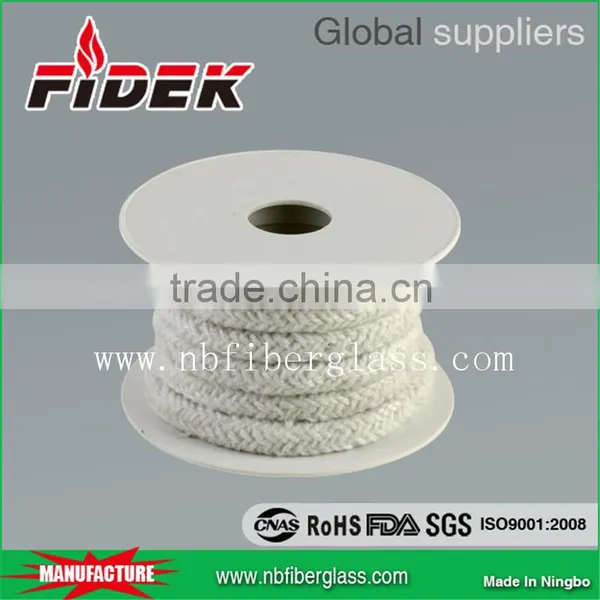 High Temperature 8mm Ceramic Fiber Round Rope photo-2