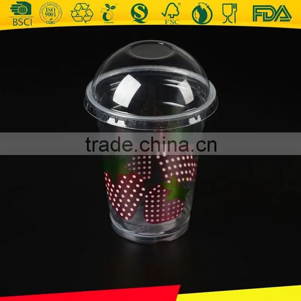 Large Plastic Tea Cups/plastic Fruit Cup/plastic Cups for Sale photo-2