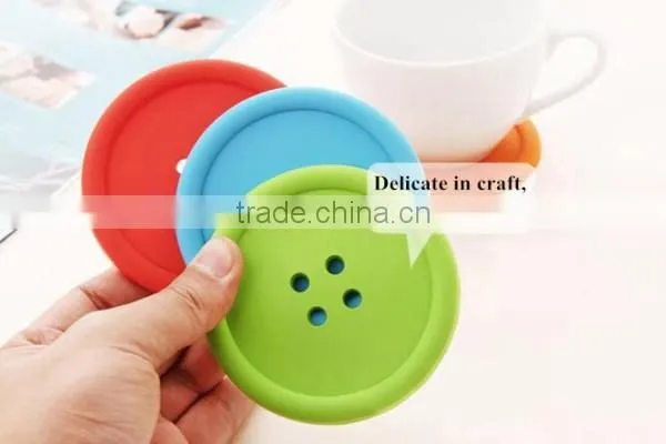 Silicone Cup Mat in Dia 9cm Cheap Cup Mat for Promotion photo-3