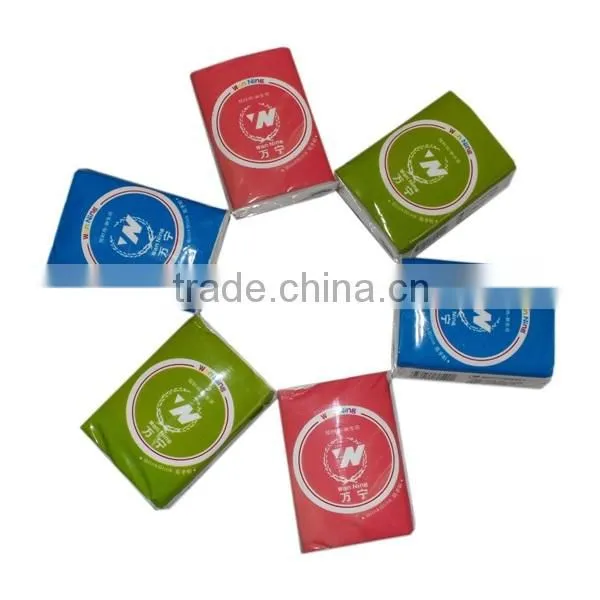 Pocket Facial Tissue Household Paper Hankies Handkerchief Neutral Made of Virgin Wood Pulp(12) photo-4