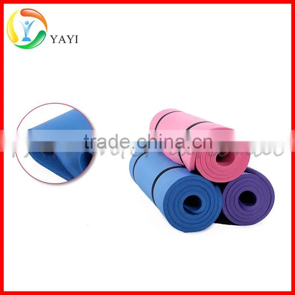 Cheap High Density NBR Exercise Yoga Mat With Carry Strap photo-2
