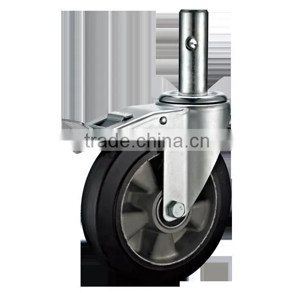 Industrial Casters With Aluminium Core Rubber Wheel photo-4