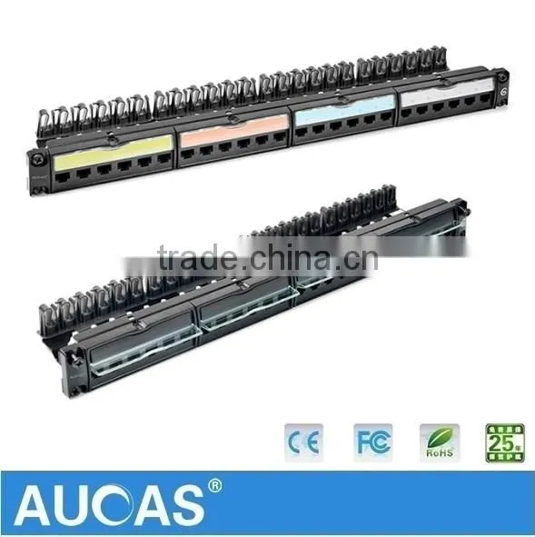 24 Port FTP&UTP Blank Patch Panel With Cable Manager photo-2