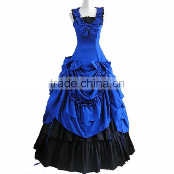 Wholesale 2016 Newest Lolita Medieval Costume Medieval Dresses Fancy Dress