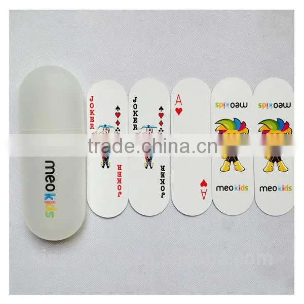 Custom Oval Shaped Playing Cards for Promotional Advertising photo-2