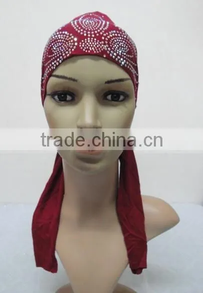 C071 New Style Jersey Underscarf With Much Rhinestones photo-6