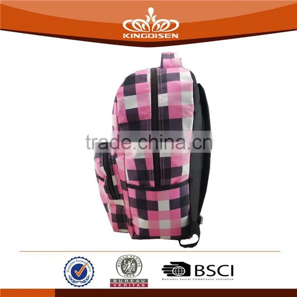 Twill Nylon Material School Bag For Girls photo-3
