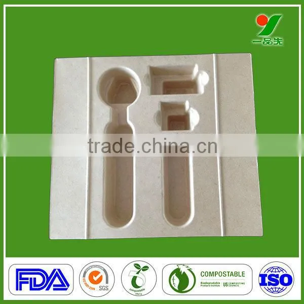 Renewable Paper Protection Pulp Customize Tray Display Recycled Replacing Plastic and Polycell Foam photo-2
