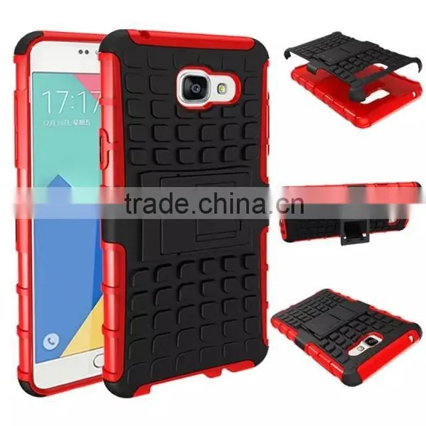 High Quality Hybrid Heavy Duty Rugged Armor Shockproof Case Cover Stand For Samsung Galaxy A510 photo-5