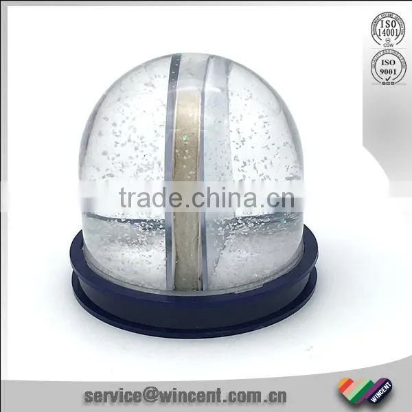 Unique Photo Frame 9*9cm Custom Christmas Snow Dome photo-3