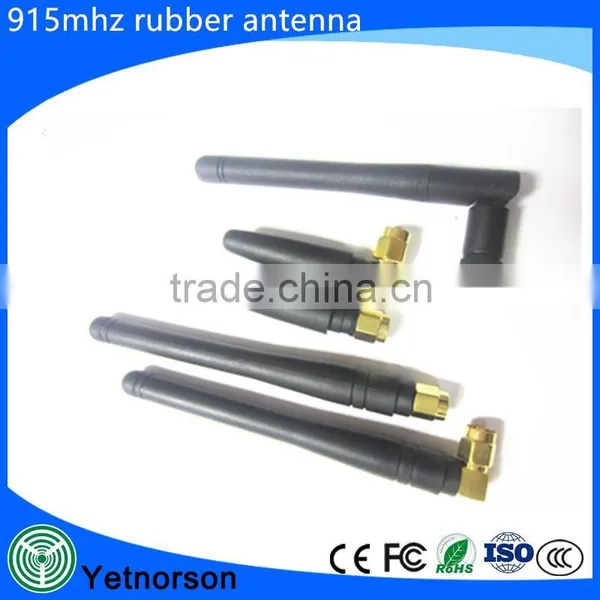 915MHz Dipole Rubber Antenna With SMA Male Plug GSM Omni Rubber Whip 915mhz Sma Antenna