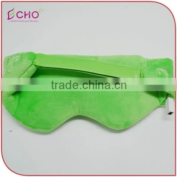 Polar Fleece Soothing Vibrating Embroider Heated Eye Care Massager photo-5