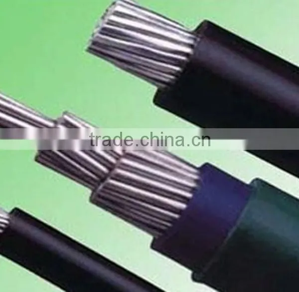LDPE/HDPE Insulated Aerial Overhead Insulated Cable, Duplex/Triplx/Quadruplex ABC Cable photo-2