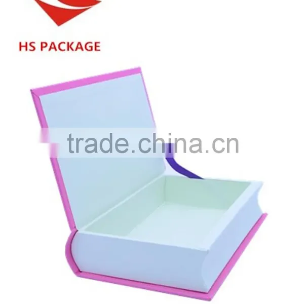 Luxuy Paper Nested Book Shape Box With Magnet Closure photo-2