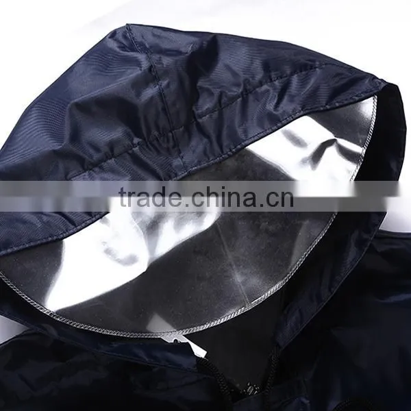 High Quality Outdoor Portable Foldable Reflective Hoodie Raincoat photo-3