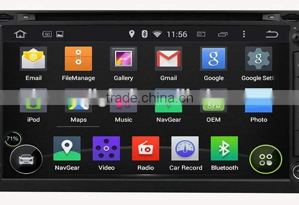 Double Din Car Stereo Quad Core With Android 5.1 WIFI 3G photo-2