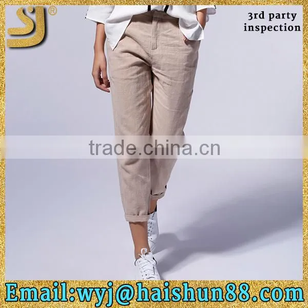 Custom Women Linen Pants photo-3